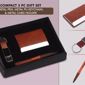 Compact 3 Pc Tan Gift Set