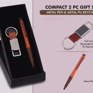 Compact 2 Pc Tan Gift Set